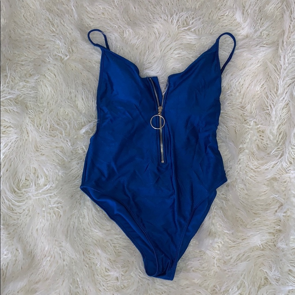 Blue one piece
